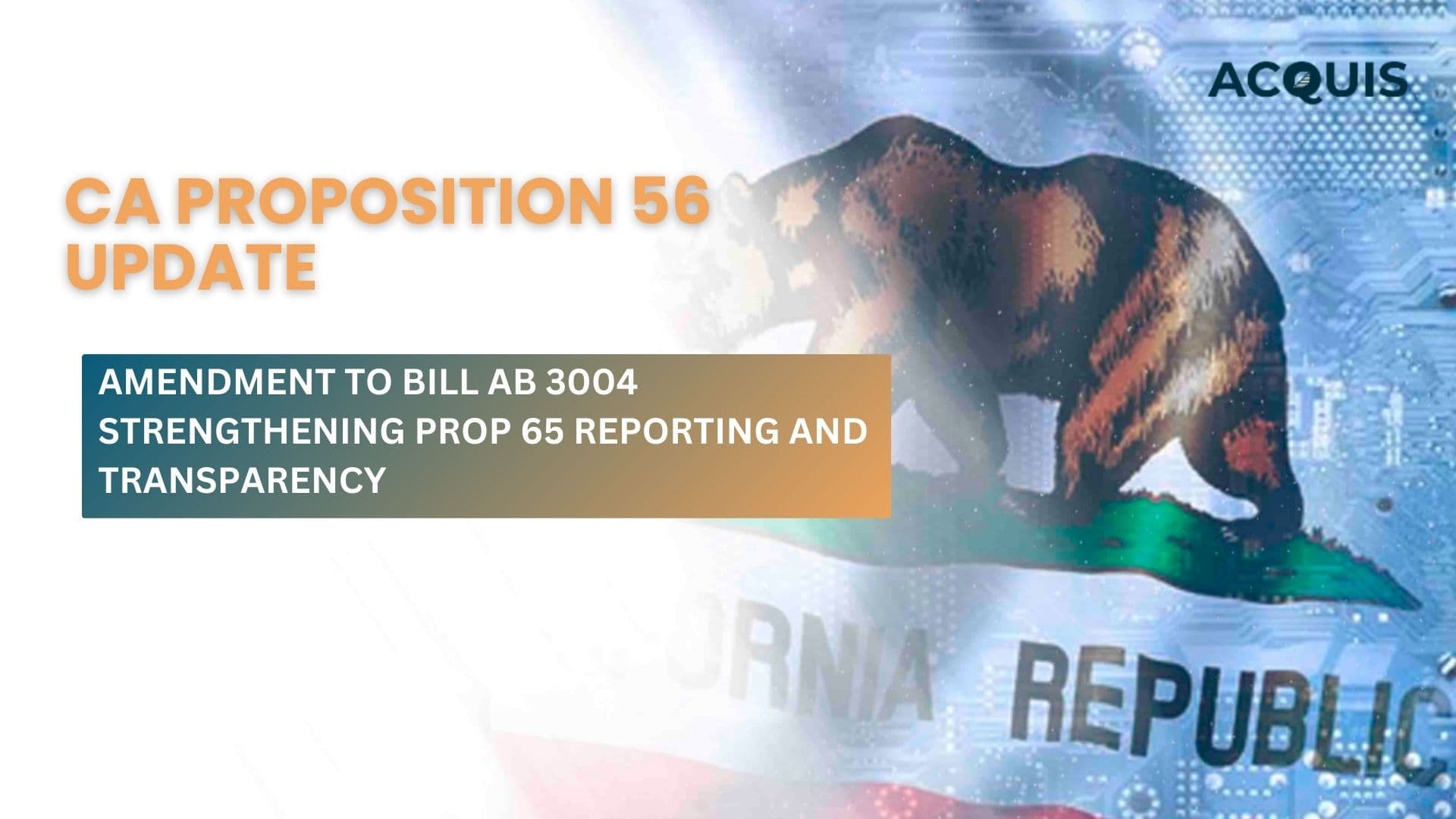 Key Updates to Proposition 65