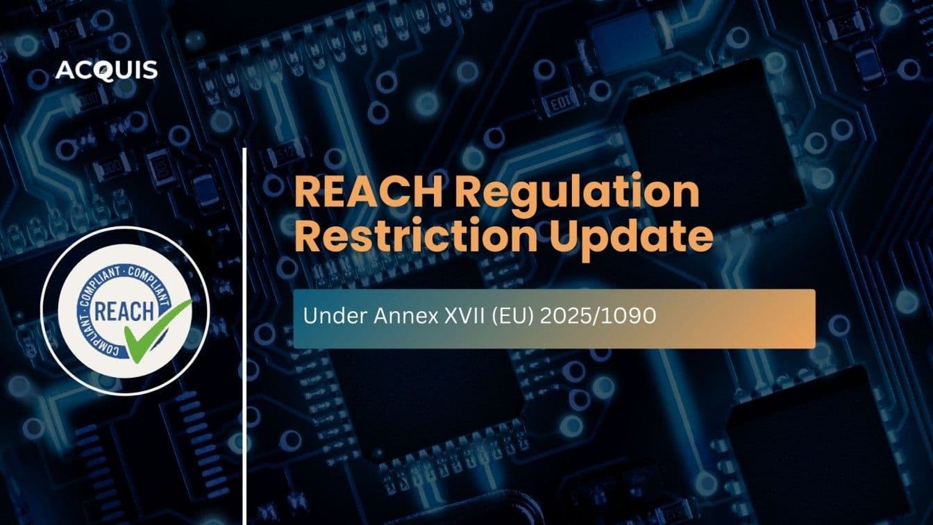 REACH Regulation Restriction Update