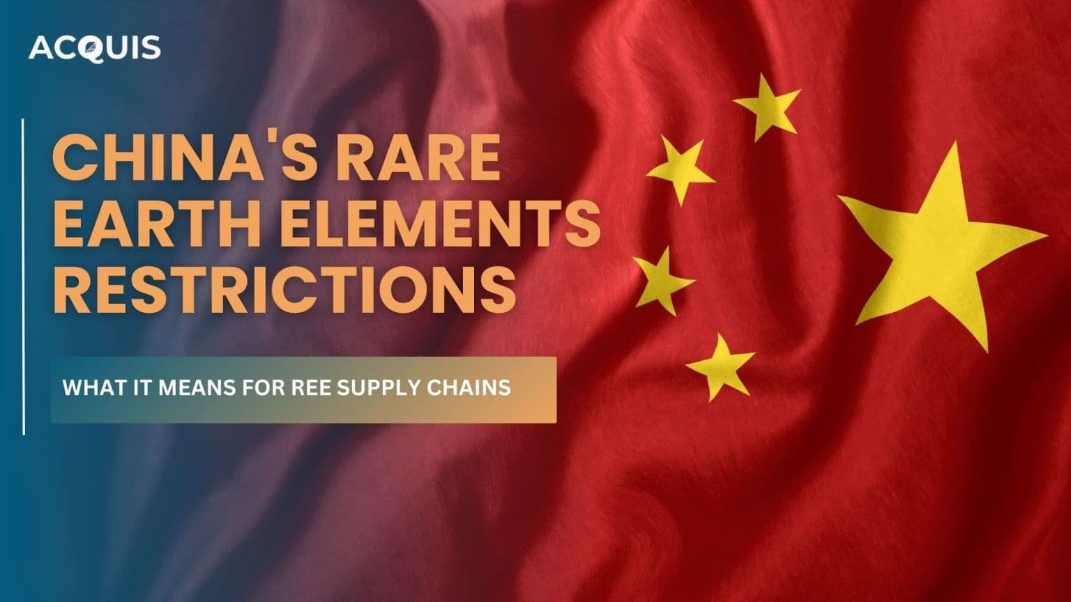 China's Rare Earth Elements Restrictions